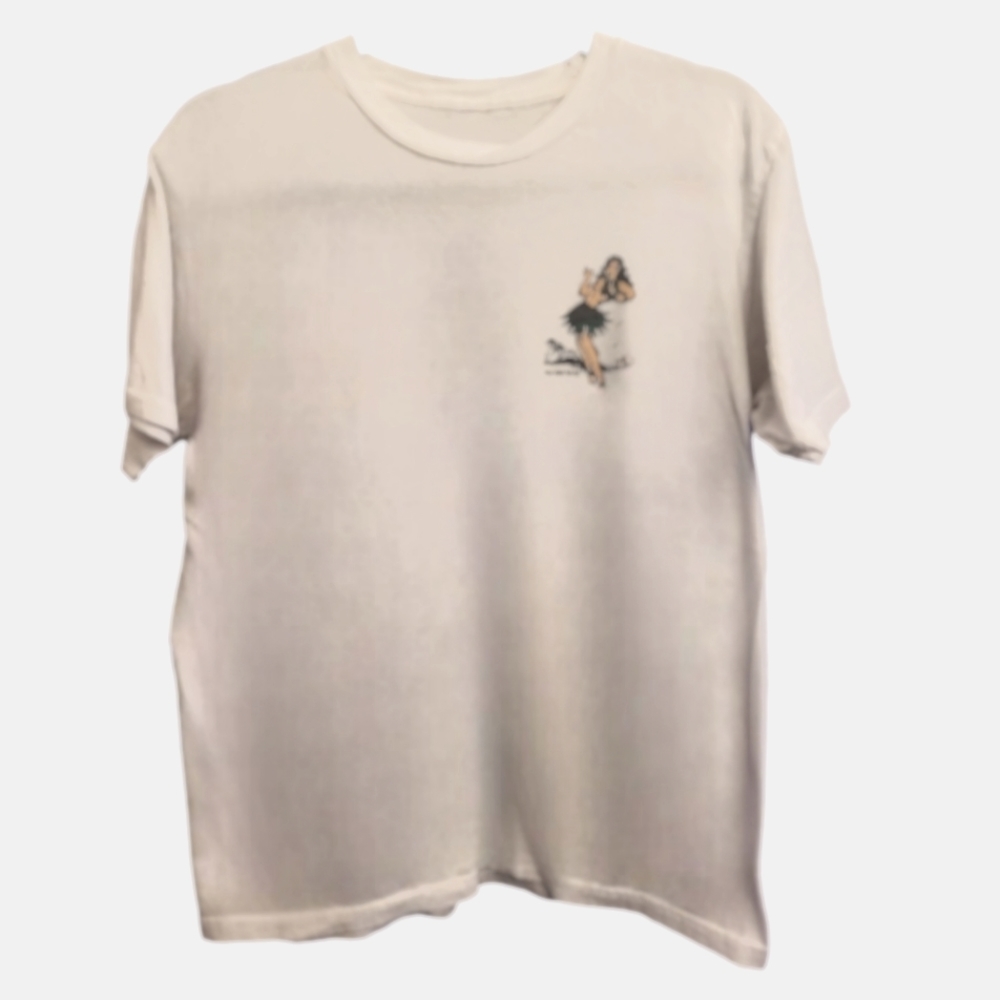 Hula girl t-shirt size Large.